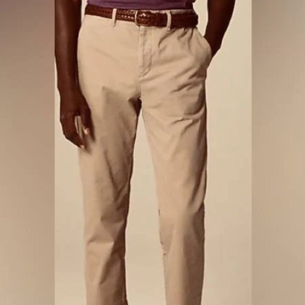J. Crew Men's Khaki Chino Pants
